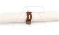 Маркер кольцевой RMS-01 59541-1, D кабеля 1,3-3mm, 0,35-1mm2, символ "1", PVC, коричневый (упак. 1000шт.) от интернет-магазина amperkin.by