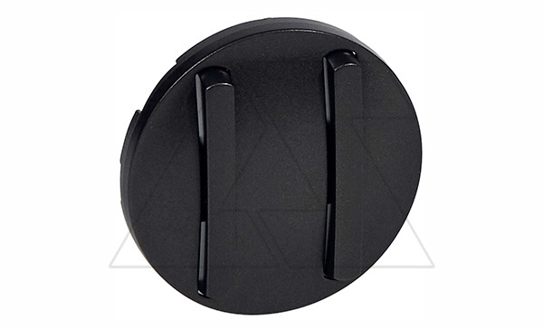 Celiane - Лицевая панель для выключателя двойного тонкого графит