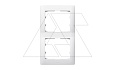 Galea Life - Рамка на 2 поста вертикальная, White от интернет-магазина amperkin.by
