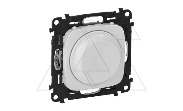 Etika - Светорегулятор с поворотной ручкой универсальный 300Вт без нейтрали (белый)