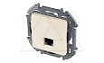Inspiria - Розетка 1хRJ-45 UTP CAT5E (сл.кость) от интернет-магазина amperkin.by