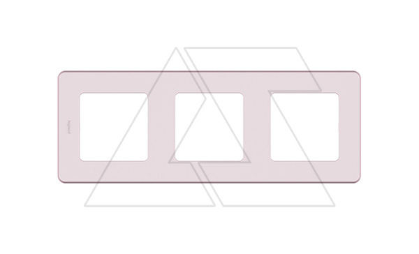 Inspiria - Рамка 3 поста (розовый)