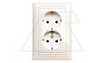 Valena - Розетка 2x2P+E нем. стд., сл.кость от интернет-магазина amperkin.by