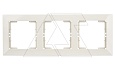 Candela - Рамка 3 поста, к механизмам серии 21, горизонтальный монтаж, белый от интернет-магазина amperkin.by
