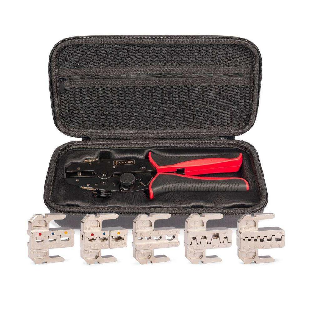 Пресс-клещи с набором матриц CTD+5 серия QUICK PRO (КВТ)