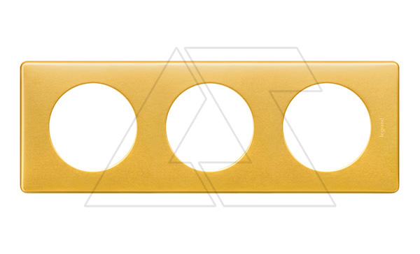 Celiane - Рамка 3 поста латунь