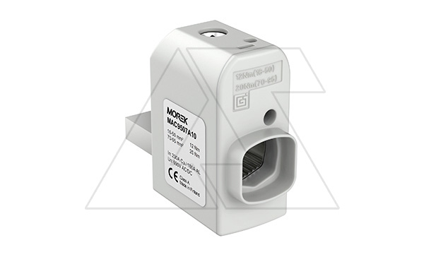 Коннектор SR95R 1xAl/Cu, 16_95mm², 230/180A Al/Cu, 690V, правосторонний Коннектор SR95R 1xAl/Cu, 16_95mm², 230/180A Al/Cu, 690V, правосторонний