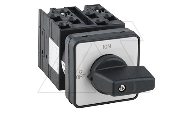 Переключатель UKT0-4-8344/E, 8P, 20A, тип 0-1, 8NO на 1, на дверь, фронт IP65