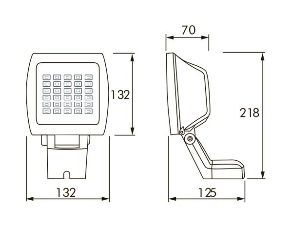 Прожектор светодиодный FL3N-LED черный