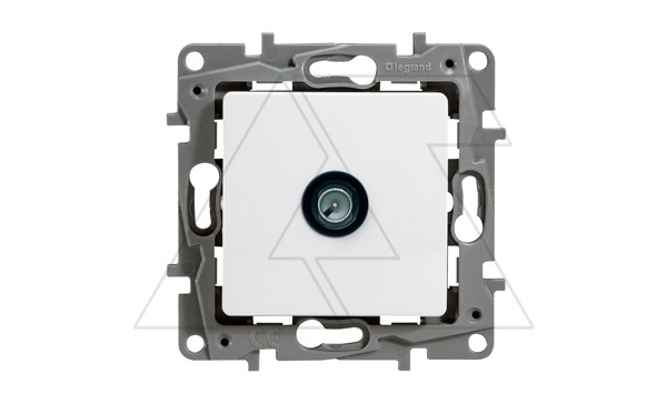 Etika - Розетка TV звезда 2дБ, 0-2400MHz (белый)