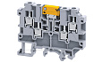 Клемма с ножевым размыкателем CKT4U/4 /6x65mm, винтовая, 4 присоед., 4(max 6)mm2, 17,5A, 800V, серая от интернет-магазина amperkin.by