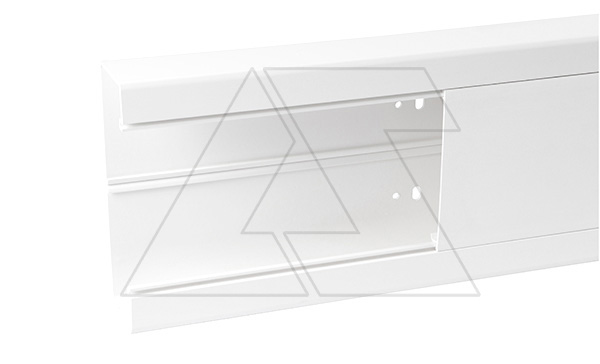 METRA - Кабель-канал, 160х50мм, без перегородки, 1 секция, L=2000мм., пластик METRA - Кабель-канал, 160х50мм, без перегородки, 1 секция, L=2000мм., пластик