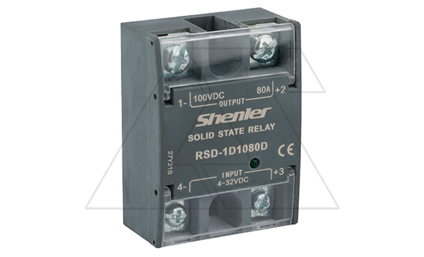 Реле твердотельное RSD-1D1080D, однофазное, 1NO, 80А(7_75VDC), 4_32VDC, W=45mm