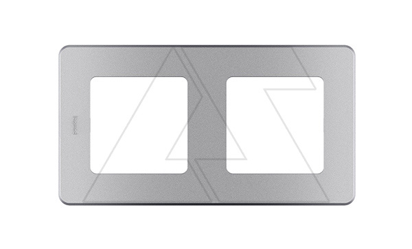 Inspiria - Рамка 2 поста (алюминий)