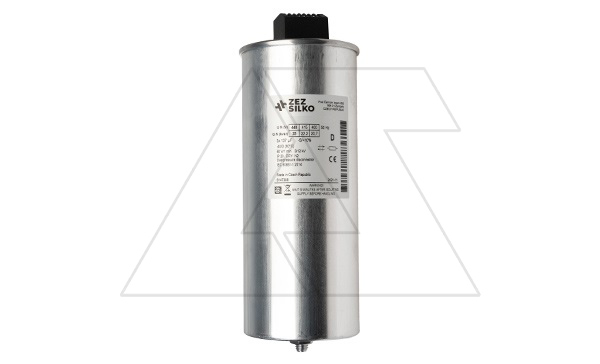 Конденсатор CSADG 3-0,525/37,5N, трехфазный, 37,5kVAr(525VAC), 31,3kVAr(480VAC), 28,8kVAr(460VAC), MKP заполненный газом, двухсторонний клеммник S=25