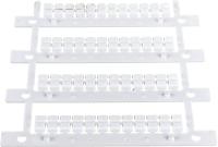 Маркировочная пластина для розеток 093.48 Маркировочная пластина для розеток 093.48