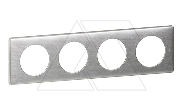 Celiane - Рамка 4 поста алюминий