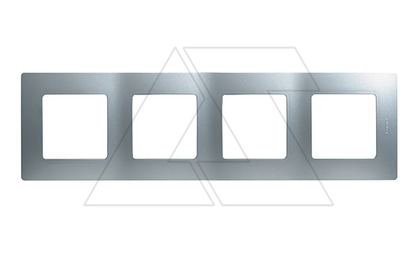 Etika - Рамка 4 поста (алюминий)
