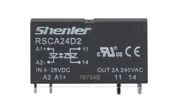 Реле интерфейсное полупроводниковое RSCA24D2, 1NO, 2A(240VAC), 4_28VDC, zero-crossing, W=6.2mm Реле интерфейсное полупроводниковое RSCA24D2, 1NO, 2A(240VAC), 4_28VDC, zero-crossing, W=6.2mm