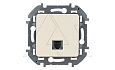 Inspiria - Розетка телефонная 1хRJ-11 4 конт. (сл.кость) от интернет-магазина amperkin.by