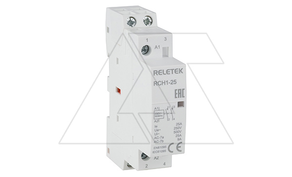 Контактор модульный RCH1-2520, 25A, 2NO, 230VAC, 1M