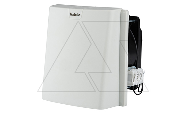 Вентилятор с фильтром HFF в кожухе 14Вт, 24м3/ч, 230VAC, габариты 120x120x86мм, вырез 92x92мм, IP55, RAL7035