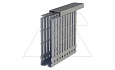 Перфокороб KKD 2510, органайзер для шкафов, 25x100х2000мм (ШxВхД), RAL 7030, серый от интернет-магазина amperkin.by