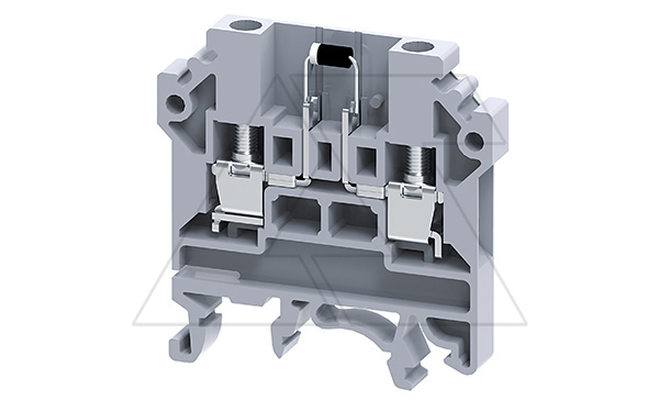 Клемма с диодом CKT4UD2 /6x46,3mm, винтовая, 1N4007 (1000V, 1A), сх. R-L, 2 присоед., 4(max 6)mm2, 500V, серая Клемма с диодом CKT4UD2 /6x46,3mm, винтовая, 1N4007 (1000V, 1A), сх. R-L, 2 присоед., 4(max 6)mm2, 500V, серая