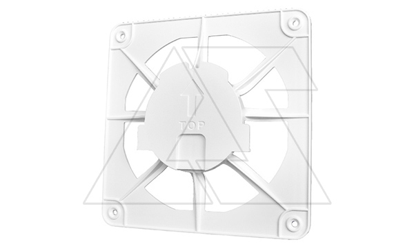 Решетка вентиляционная для установки декоративных панелей dRim, пластик, белая