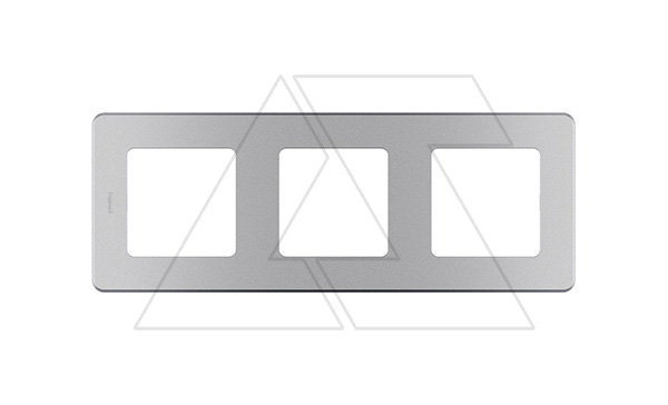 Inspiria - Рамка 3 поста (алюминий)