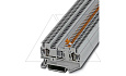Клемма с ножевым размыкателем ST 2,5-MT /5,2mm, пружинная, 2 присоед., 2,5(max 4)mm2, 20A, 400V, серая от интернет-магазина amperkin.by