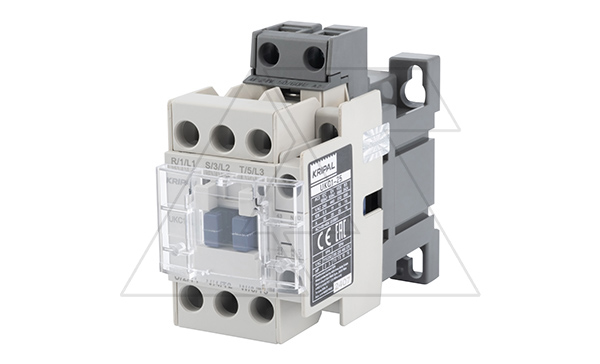 Контактор UKC1-25-11-24AC, 3P, 25A(AC-3), 40A(AC-1), 11kW(400VAC), Uк=24VAC, 1NO+1NC