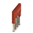 Перемычка FBS 4-5 на 4 полюса, для клемм 5,2mm, 24A, красная от интернет-магазина amperkin.by Перемычка FBS 4-5 на 4 полюса, для клемм 5,2mm, 24A, красная от интернет-магазина amperkin.by