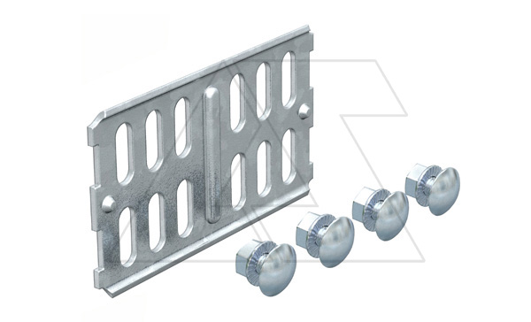 Соединитель RLVK 60 FS продольный, для лотков высотой борта 60мм, конв. оцинк.
