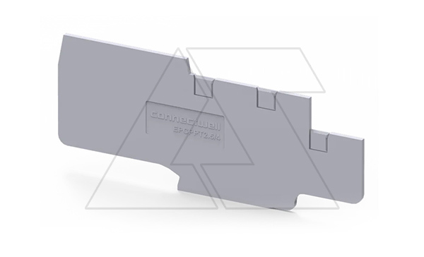 Крышка концевая EPCPPT2.5/4 /1,5mm, для клемм CPST1.5/4,CPSTG1.5/4,CPPT2.5/4,CPPTG2.5/4, серая
