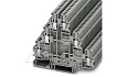 Клемма многоярусная UT 2,5-3L /5,2mm, винтовая, 6 присоед., 2,5(max 4)mm2, 19A, 500V, серая от интернет-магазина amperkin.by Клемма многоярусная UT 2,5-3L /5,2mm, винтовая, 6 присоед., 2,5(max 4)mm2, 19A, 500V, серая от интернет-магазина amperkin.by