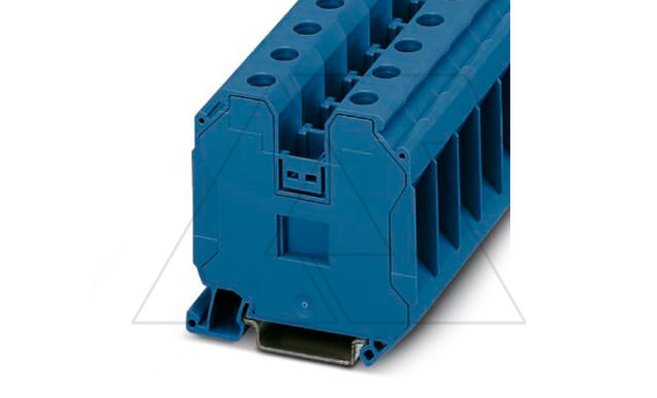 Клемма проходная UT 35 BU /16mm, винтовая, 2 присоед., 35(max 50)mm2, 125A, 1000V, синяя Клемма проходная UT 35 BU /16mm, винтовая, 2 присоед., 35(max 50)mm2, 125A, 1000V, синяя