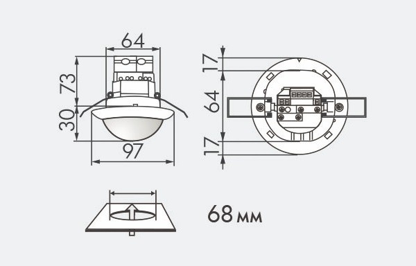 Датчик присутствия B.E.G. PD4-M-DUO-DALI-FC от интернет-магазина amperkin.by