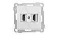 21 - Розетка 2xHDMI, белый от интернет-магазина amperkin.by 21 - Розетка 2xHDMI, белый от интернет-магазина amperkin.by