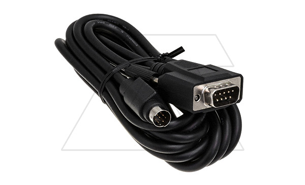 Кабель связи ПЛК DVP с HMI, RS232 (DB-9"папа"/mini-DIN), 3м