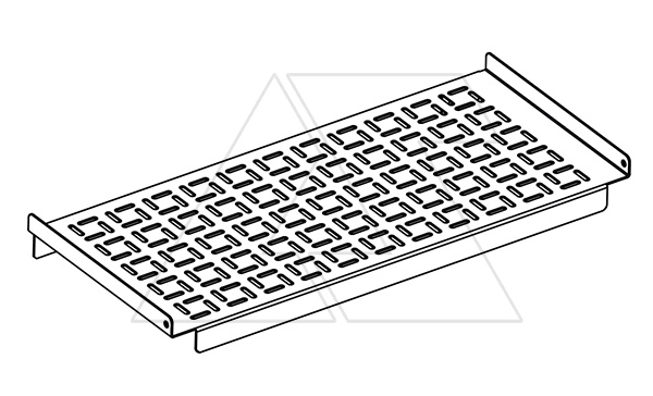 Горизонтальная разделительная панель 600x250мм (ШxГ) для щита ENUX