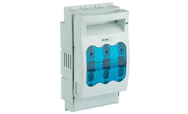 Держатель-разъединитель вставок плавких HR17-160-3, горизонтальный, 3P, 160A, 690VAC, накладной монтаж, для NH00 и NH000