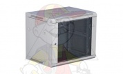Шкаф 12U 19" серии WM, настенный, односекционный, стеклянная дверь, 635x600x450мм (ВхШхГ), черный от интернет-магазина amperkin.by