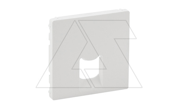 Valena Life - Лицевая панель для одиночных телефонных/информационных розеток, белая