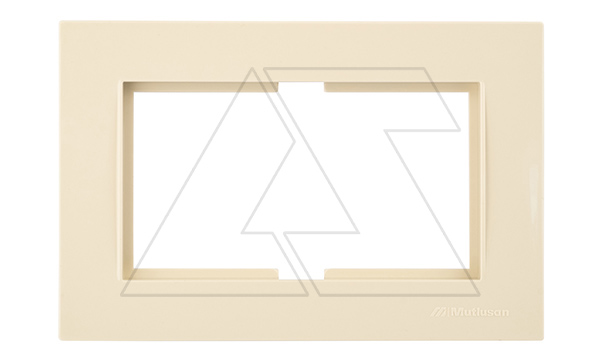 Rita - Рамка двойной розетки, сл.кость