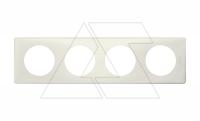 Celiane - Рамка 4 поста белый перкаль