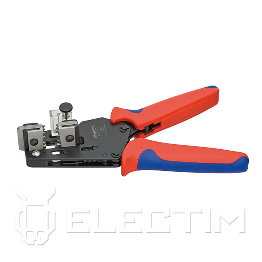 Прецизионный инструмент для удаления изоляции с фасонными ножами KNIPEX KN-121211