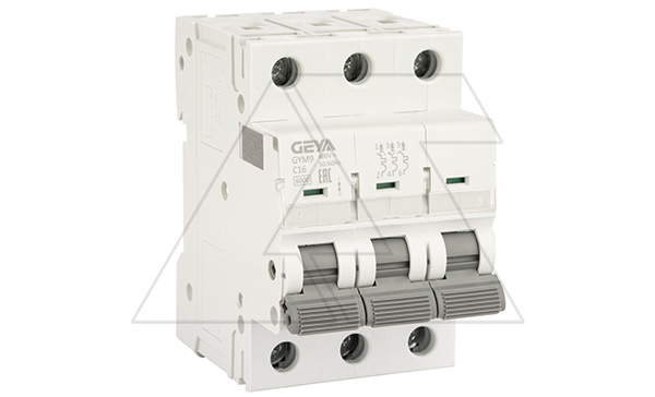 Авт. выключатель GYM9-3P-16C, 3P, 16A, хар-ка C, 6kA, 3M Авт. выключатель GYM9-3P-16C, 3P, 16A, хар-ка C, 6kA, 3M