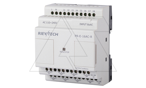 Модуль расширения PR-E-16AC-R, 110_240VAC, 8DI, 8RO, для ПЛК серий SR и PR