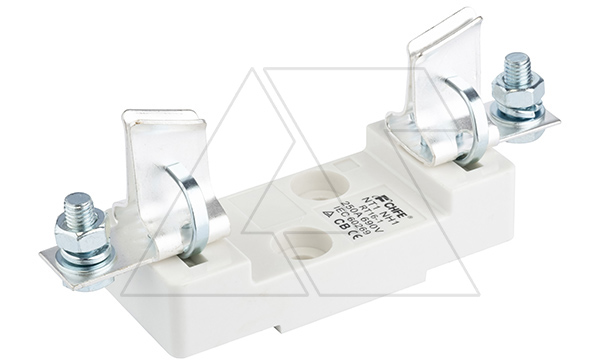 Держатель для вставок плавких RT16-1, 1P, 250A, 690VAC, накладной монтаж, для NH1